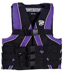 Sportsstuff nylon life jackets for adults