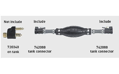 Moeller yamaha fuel line assembly