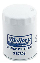 Mallory marine products oil filters