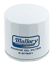 Mallory marine products oil filters