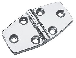 Sea-dog line die cast chrome zinc door hinge