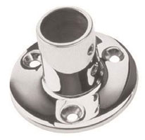 Sea-dog line base rail fittings - round