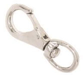 Boater sports swivel eye snap - chrome plated