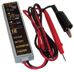 Boater sports battery meter / alternator checker