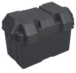 Scepter injection molded battery boxes