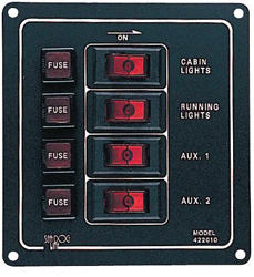 Sea-dog line aluminum vertical panel