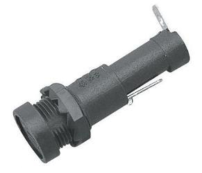 Sea-dog line round spade terminal fuse holder with flush cap