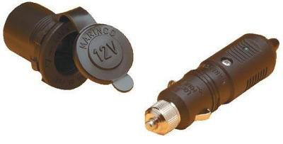 Marinco sealink receptacle & plug assy, 12v