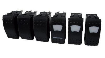 Boater sports rocker switches