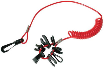 Kwik tek bks-6 boat kill switch keys and lanyard