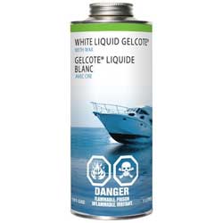 Captain phab clear liquid white gelcote with wax