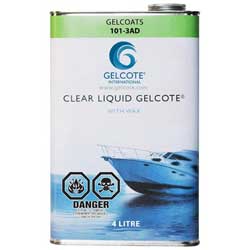 Captain phab clear liquid white gelcote with wax