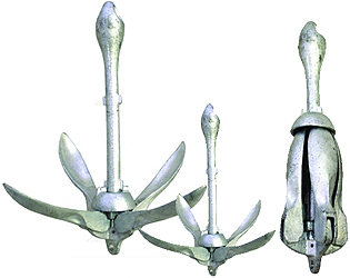 Boater sports grapnel anchors