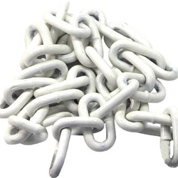 Boater sports coated galvanized anchor chains