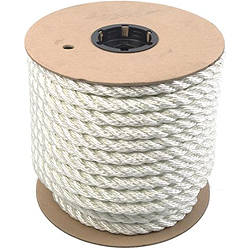 Bridgeline ropes 3 strand nylon rope reel