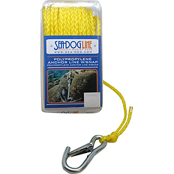 Sea-dog line poly-pro anchor line with snap