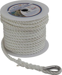 Sea-dog line twisted nylon anchor line