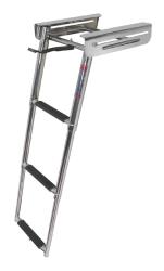 Boater sports sliding platform aluminium dock / pontoon ladder