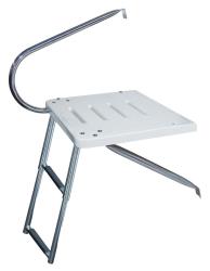 Boater sports transom platform 1 arm