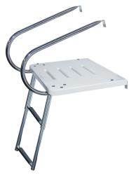 Boater sports transom platform 2 arms