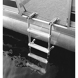 Garelick eez in pontoon folding deck ladder