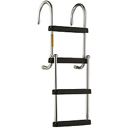 Garelick eez in removable folding pontoon ladder