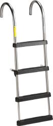 Garelick eez in telescoping stainless steel pontoon ladder