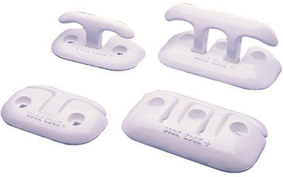 Dock edge flip-up cleats