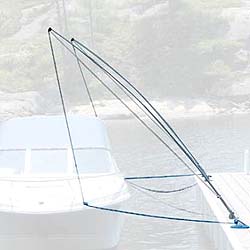 Dock edge premium mooring whips