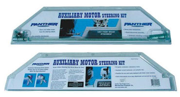 Panther auxiliary motor steering kit - stainless