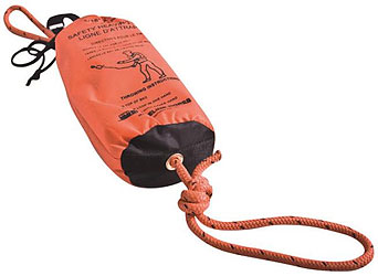 Bridgeline ropes deluxe safety heaving line with storage bag