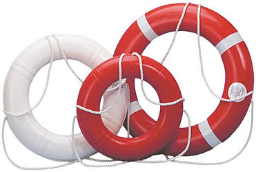Dock edge inc life ring buoys