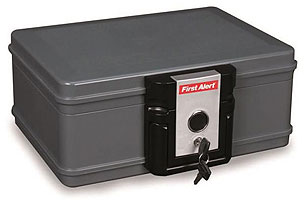 First alert 294 cu. in. waterproof fire resistant chest