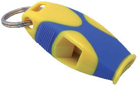 Fox 40 sharx marine yellow/blue whistle