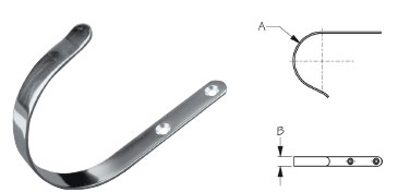 Sea-dog line ring buoy bracket