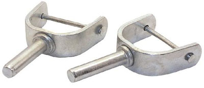 Boater sports oarlock horns w/ pins