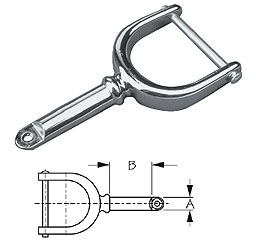 Sea-dog line oarlock horn