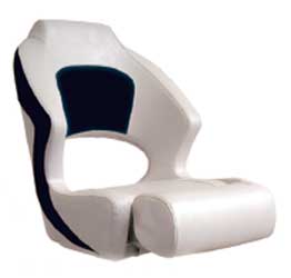 Springfield deluxe sport bucket chair with bolster flips-up