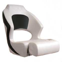 Springfield deluxe sport bucket chair with bolster flips-up