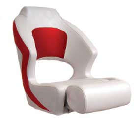 Springfield deluxe sport bucket chair with bolster flips-up