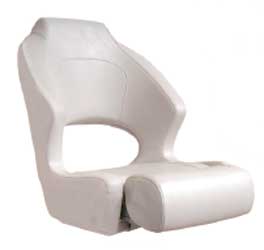 Springfield deluxe sport bucket chair with bolster flips-up