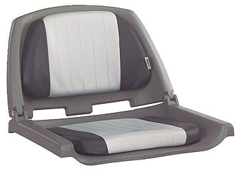 Wise deluxe injection molded plastic fold-down seat