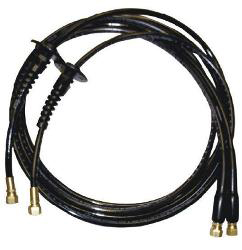 Uflex hydraulic hose kit with bend restrictors