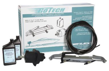 Uflex hydraulic steering system with tube