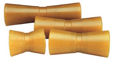 Tie down engineering keel rollers - black