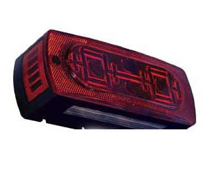 Boater sports led low profile tail light only