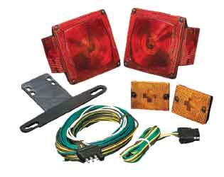Wesbar economy light and wire kit