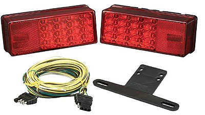 Wesbar led low profile trailer light kit