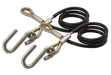 Boater sports trailer safety cables