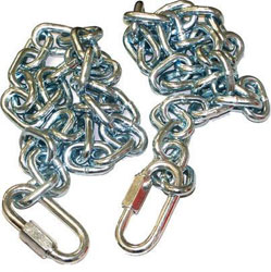 Boater sports trailer safety chain